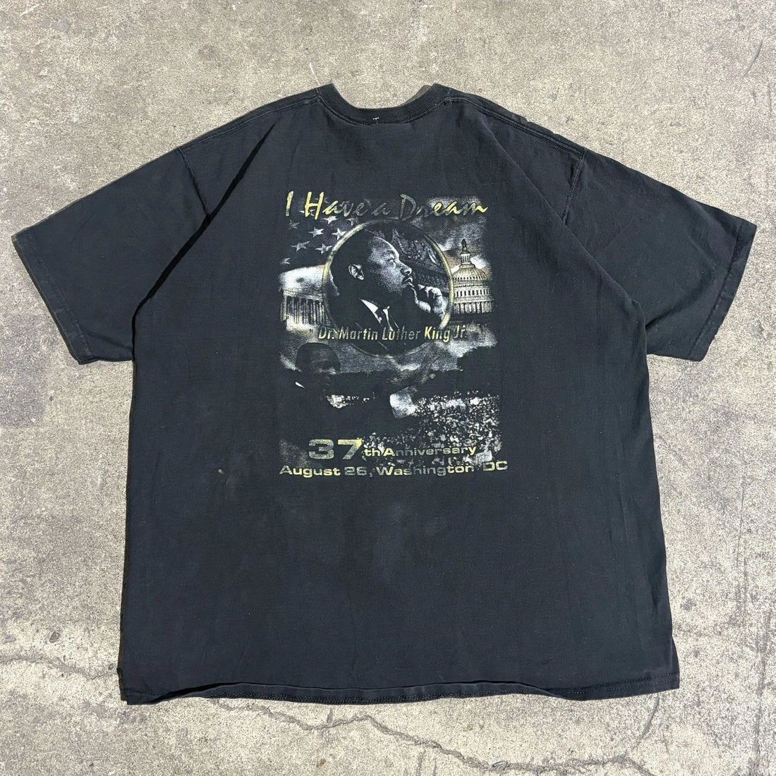 Vintage Martin Luther King Jr Redeem The Dream Rap Tee T-Shirt Size 3XL