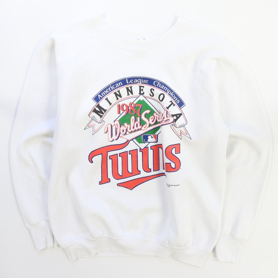 Vintage Minnesota Twins World Series Crewneck Sweatshirt XL 1987 80s MLB