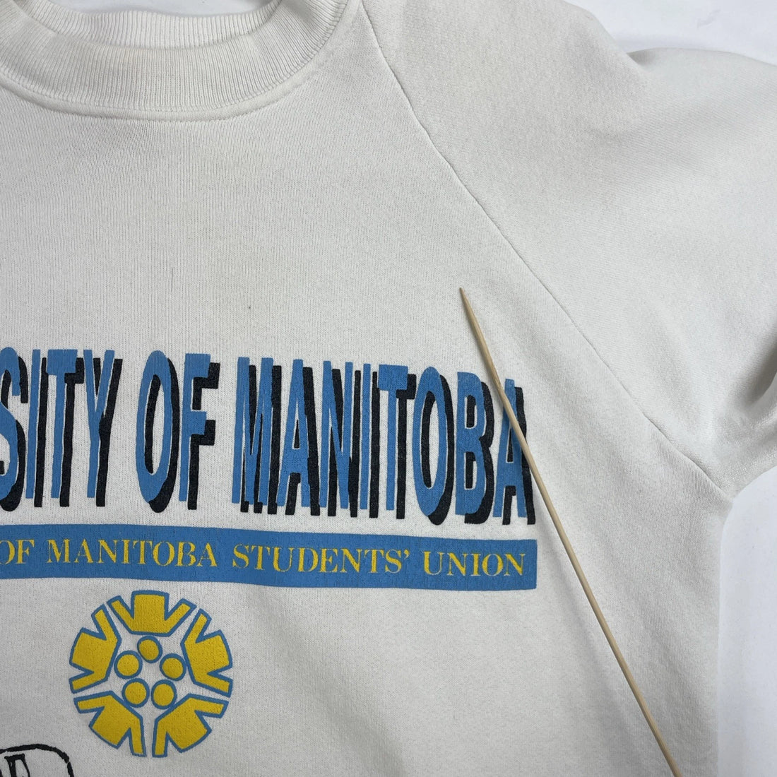 Vintage University Of Manitoba Student Union Crewneck Sweatshirt Size Large 90s