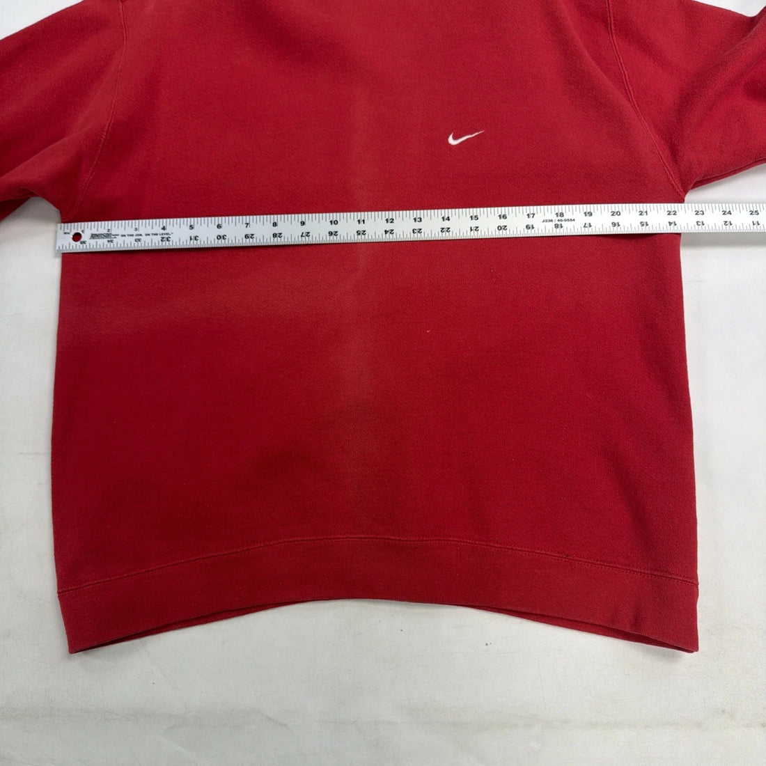 Vintage Nike Crewneck Sweatshirt Size Large Red Embroidered Swoosh
