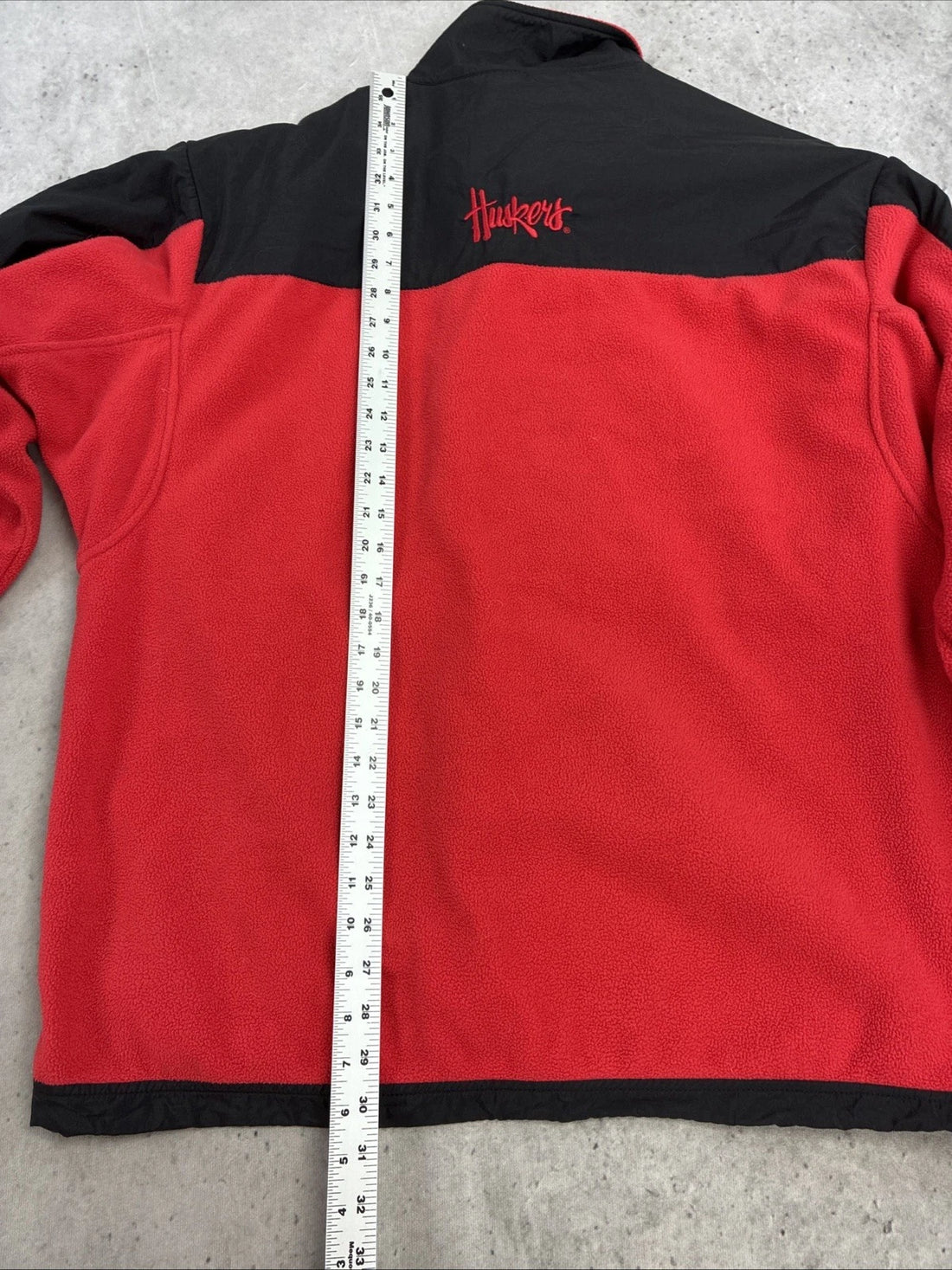 Nebraska Cornhuskers Fleece Jacket Size XL NCAA
