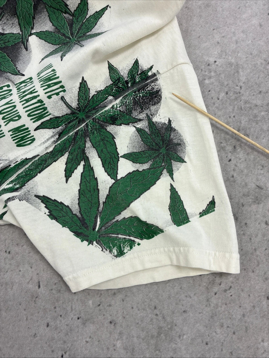 Vintage Weed AOP T-Shirt Size XL