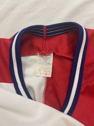 Vintage Montreal Canadiens CCM Maska Hockey Jersey Size 2XL Split 90s NHL