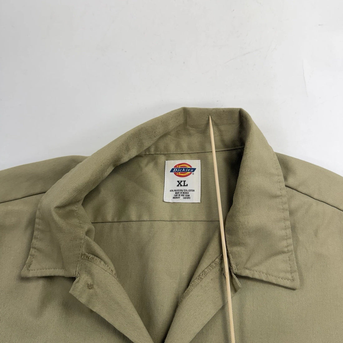 Dickies Short Sleeve Mechanic Work Shirt Size XL