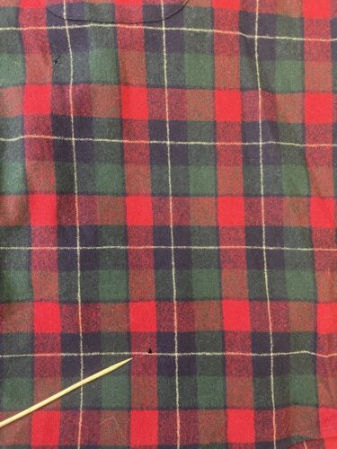 Pendleton Wool Lodge Button Up Shirt Size XL Tartan Plaid