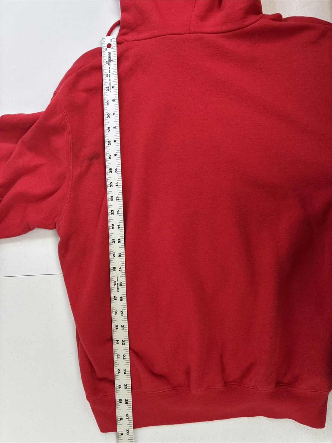 Vintage Nike Sweatshirt Hoodie Size Medium Red Embroidered Swoosh