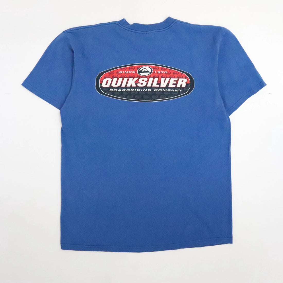 Vintage Quiksilver Boardriding T-Shirt Size Large Blue