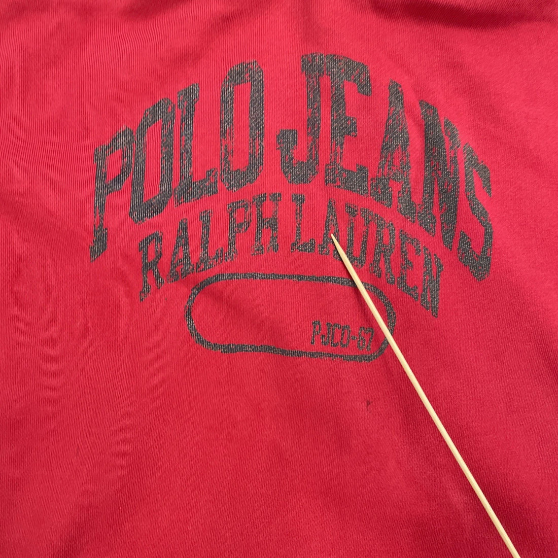 Polo Jeans Ralph Lauren Sweatshirt Hoodie Size Medium Red