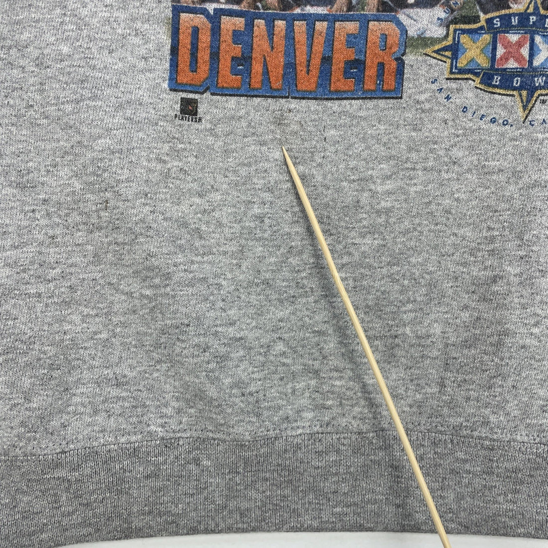 Vintage Denver Broncos Super Bowl XXXII Champs Sweatshirt Crewneck Size XL NFL