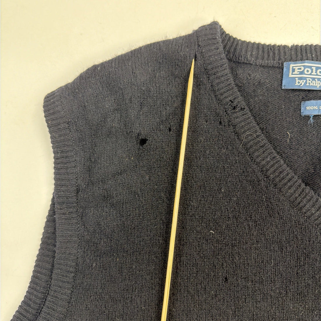 Vintage Polo Ralph Lauren Lambswool Sweater Vest Size Large