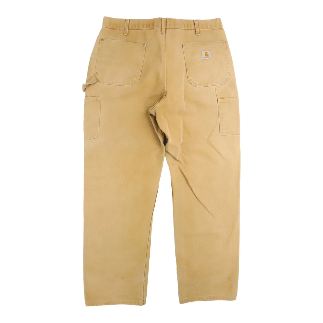 Vintage Carhartt Canvas Double Knee Carpenter Work Pants 38 X 32 B01 BRN