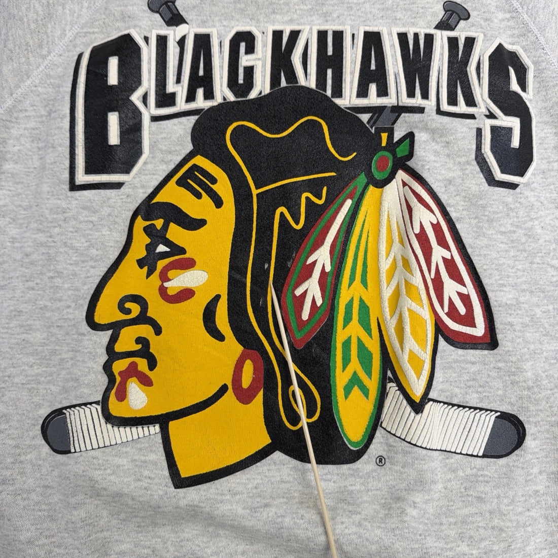 Vintage Chicago Blackhawks Sweatshirt Crewneck Size XL 90s NHL
