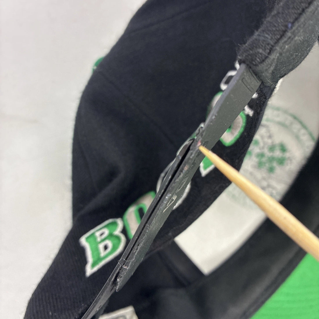 Vintage Boston Celtics Blockhead Snapback Hat OSFA NBA