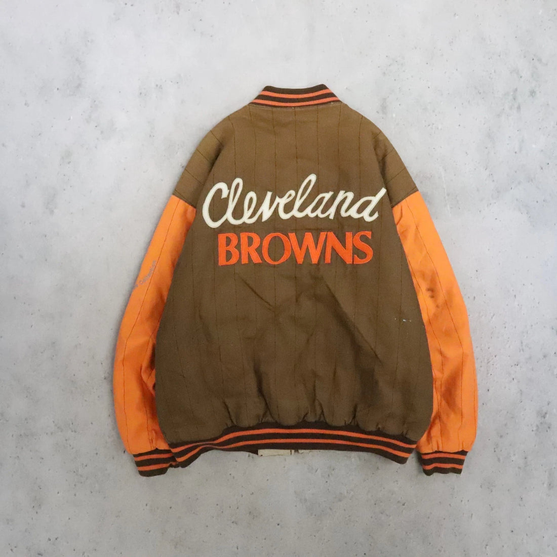 Vintage Cleveland Browns Mirage Bomber Jacket Size XL NFL