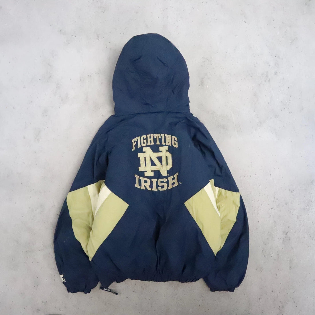 Notre Dame Fighting Irish Starter Puffer Jacket Size XL Vintage 90s NCAA