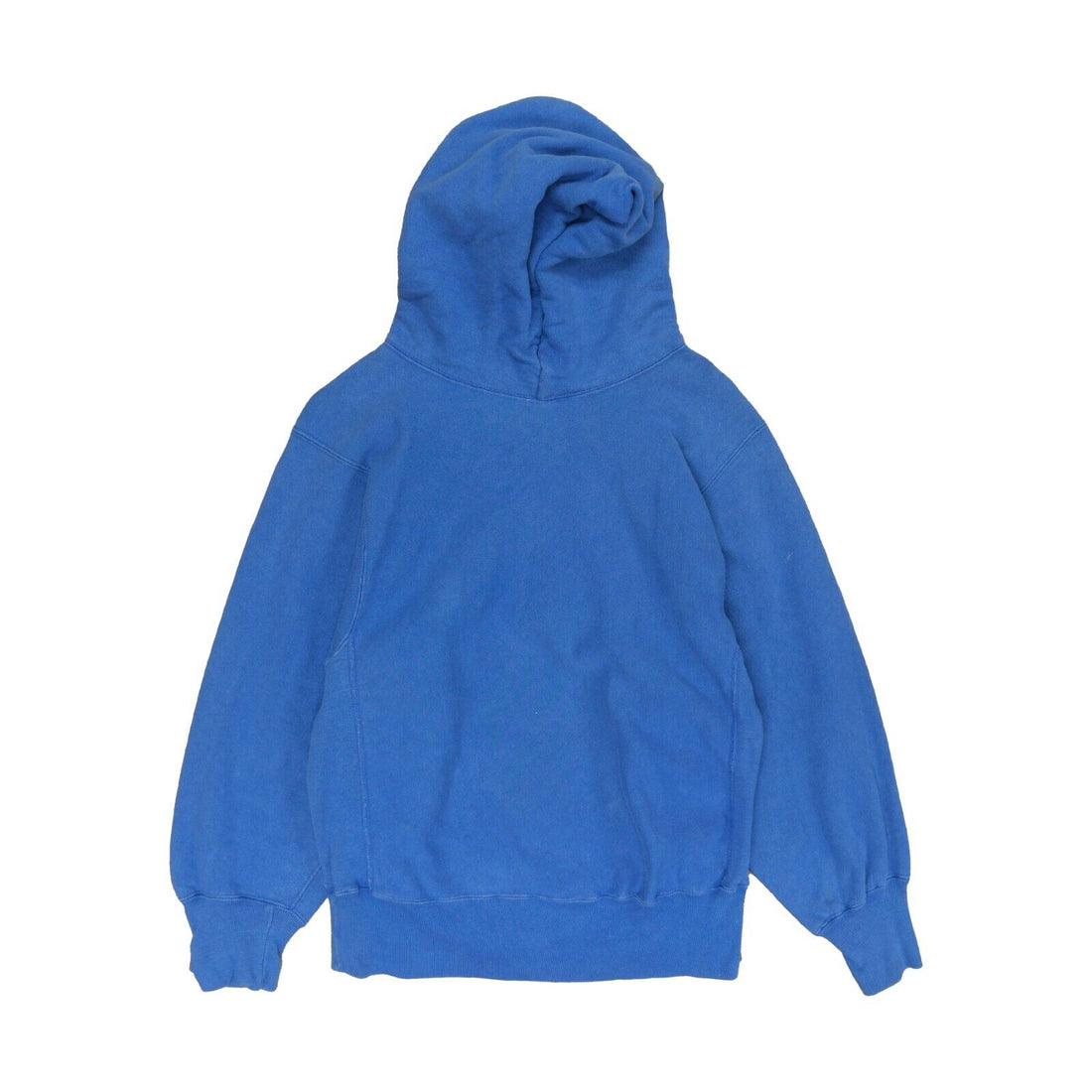 Vintage Champions Reverse Weave Sweatshirt Hoodie Size Medium Blue 80s