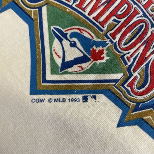 Vintage Blue Jays Indians Opening Weekend T-Shirt Size XL 1993 90s MLB