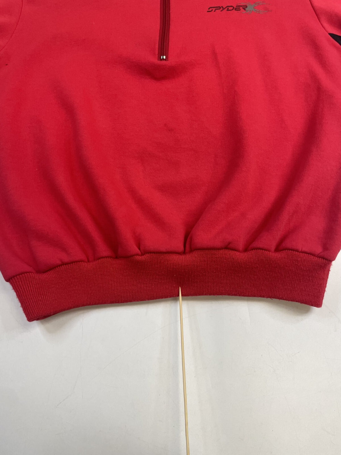 Vintage Spyder Ski Racing 1/2 Zip Sweatshirt Size XL Padded