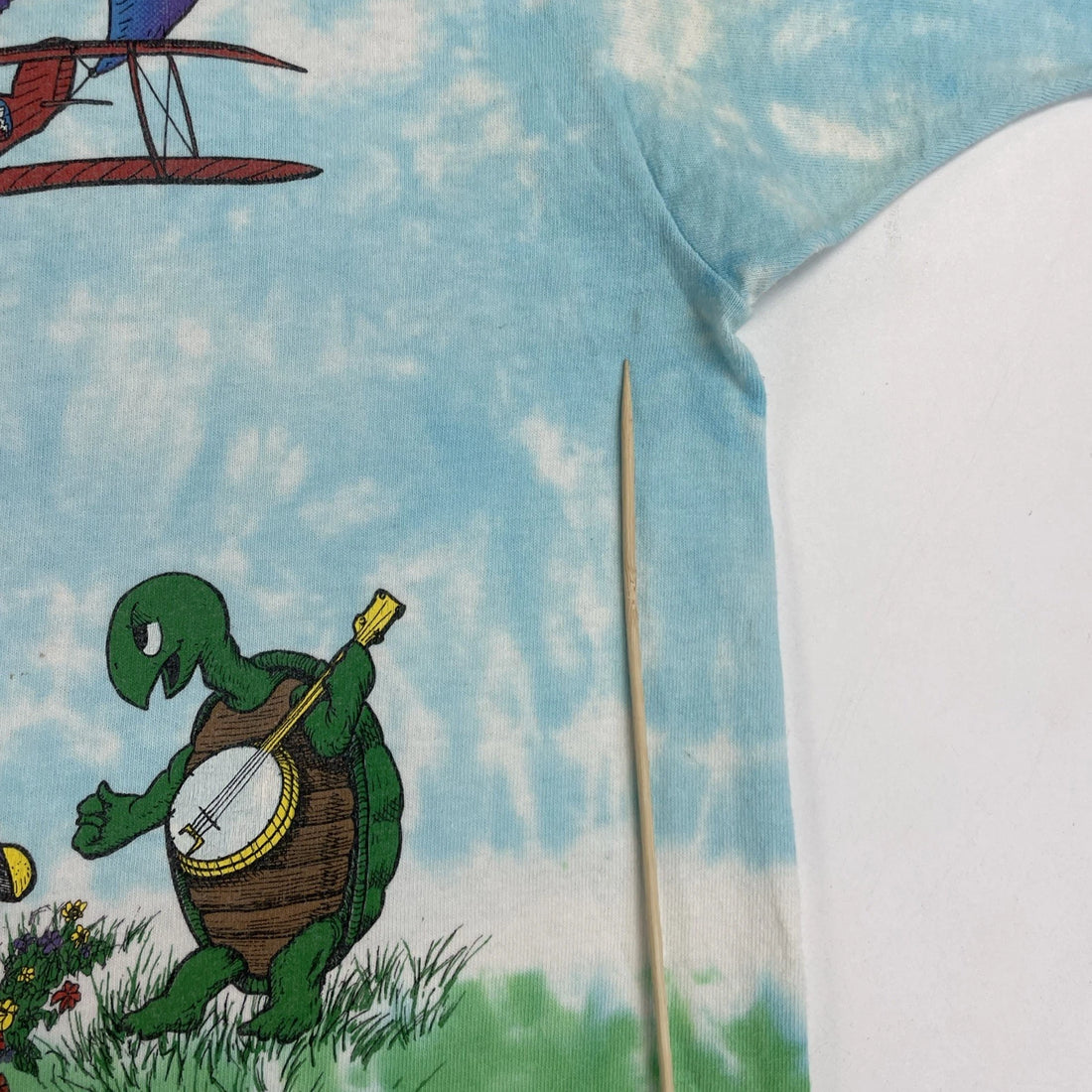 Vintage The Grateful Dead Spring Tour Tie Dye Liquid Blue T-Shirt XL 1992 90s