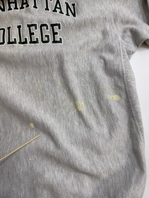 Vintage Manhattan College Champion Reverse Weave Crewneck Sweatshirt 2XL 90s