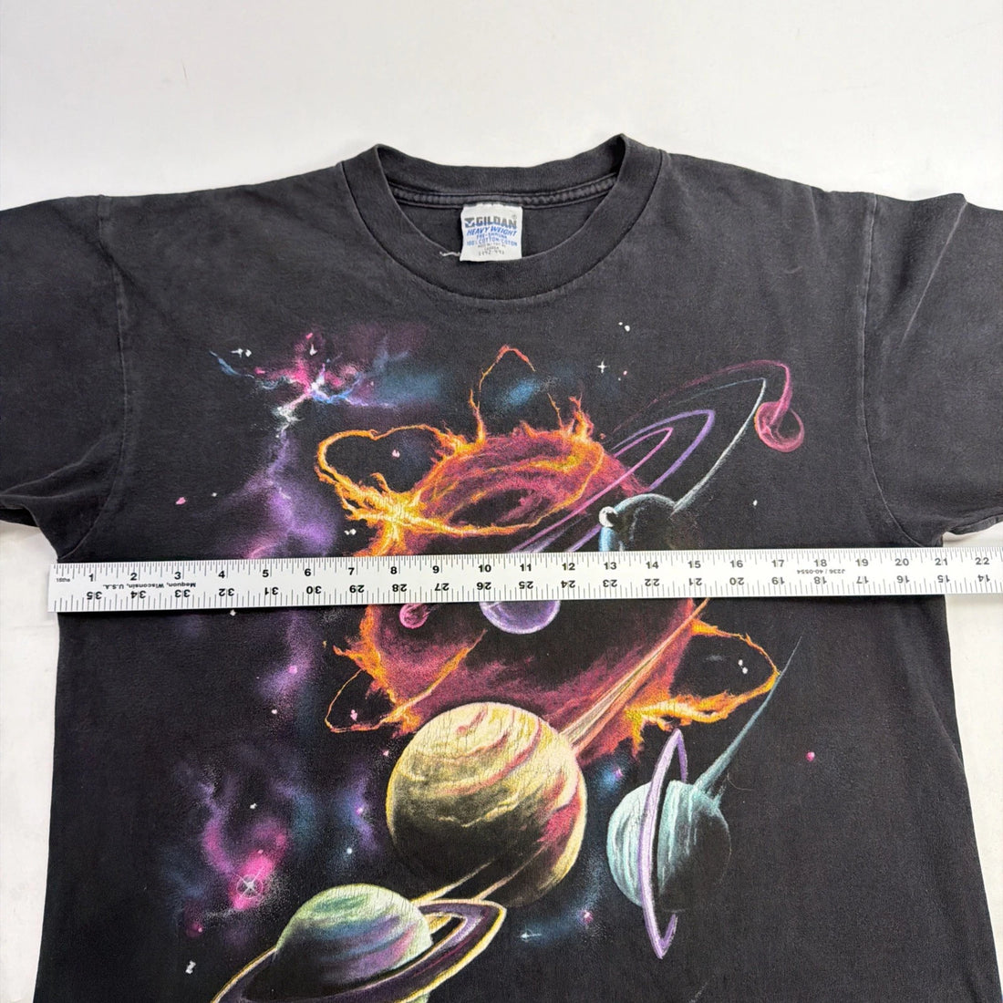 Vintage Space Constellation T-Shirt Size Large All Over Print