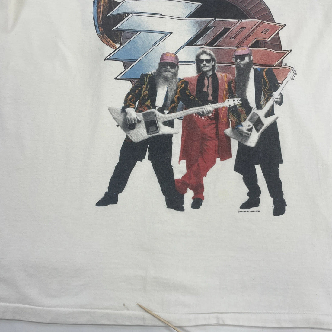Vintage ZZ Top T-Shirt One Size Fits All Band Tee 1990 90s