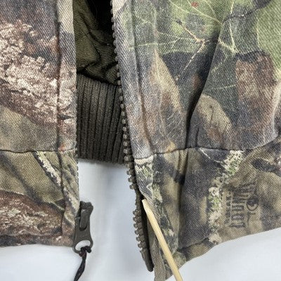 Mossy Oak Camo Work Bomber Jacket Size Medium