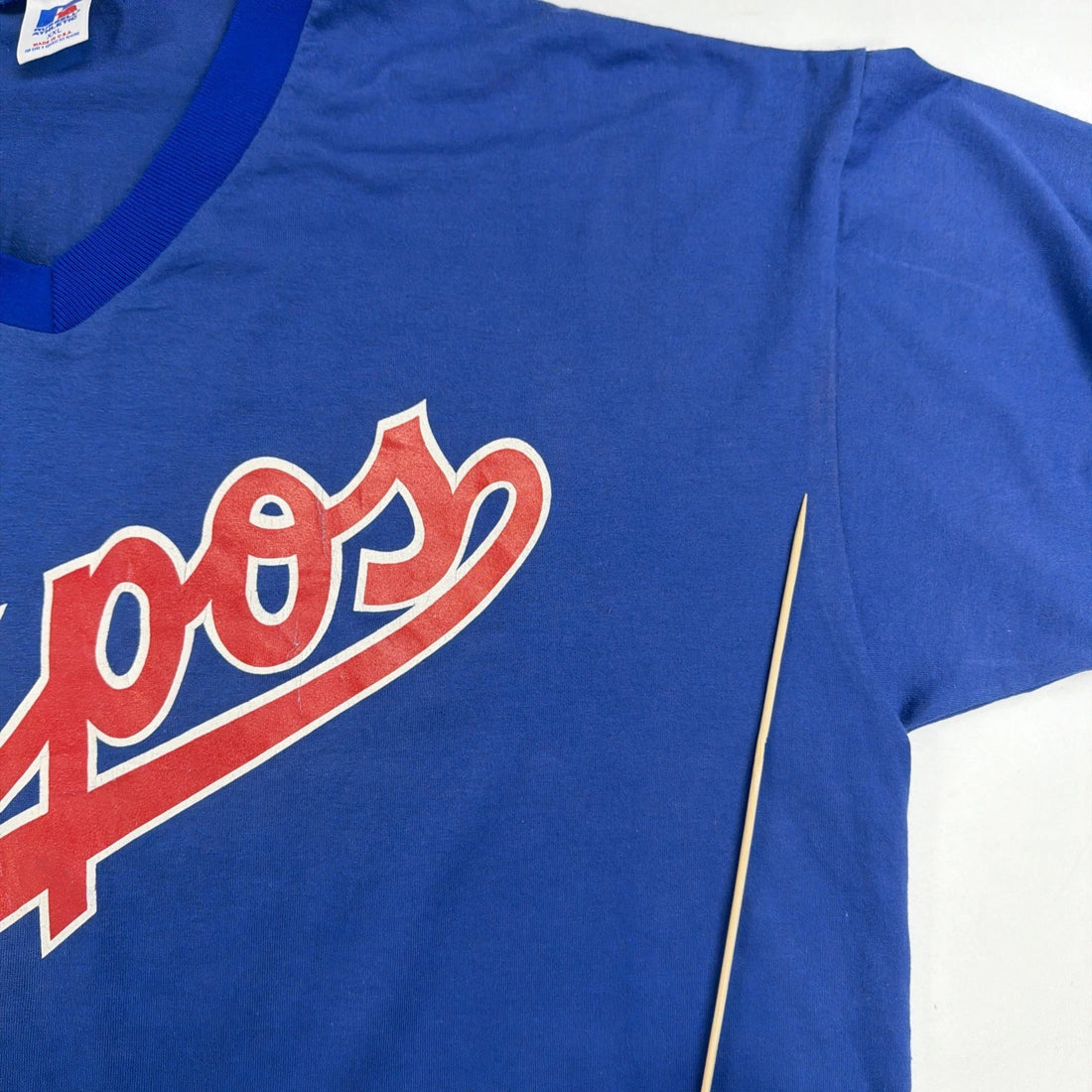 Vintage Montreal Expos Russell Athletic T-Shirt Size 2XL 90s MLB