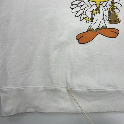 Vintage Tweety Bird Angel Halo Crewneck Sweatshirt Size Large 90s