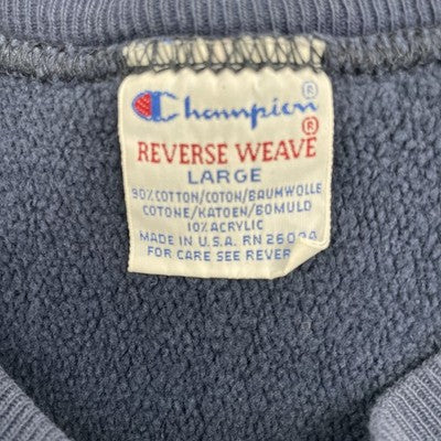 Vintage Alpha Sigma Tau Fraternity Champion Reverse Weave Sweatshirt Large 90s