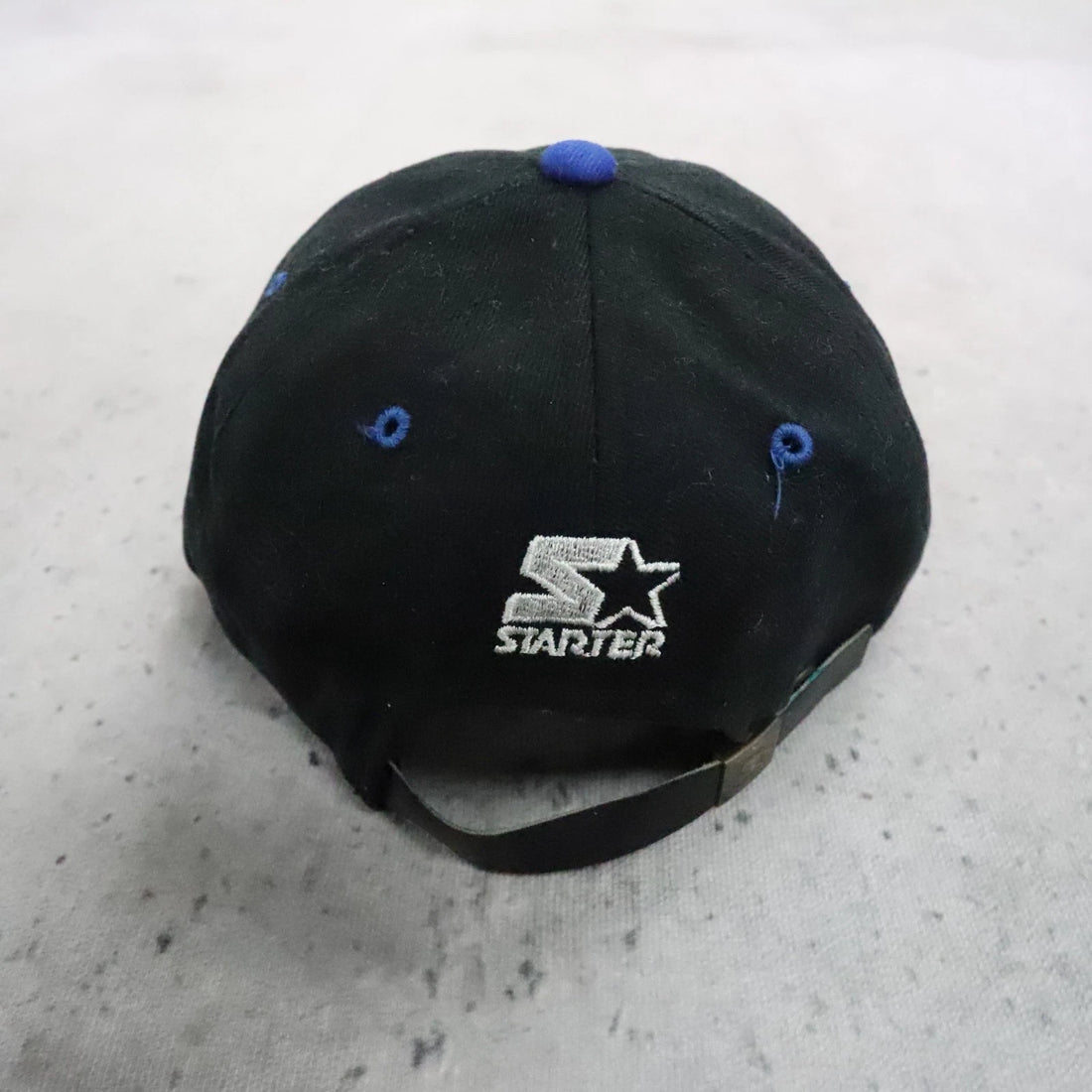 Vintage New York Knicks Starter Leather Strap Hat OSFA NBA