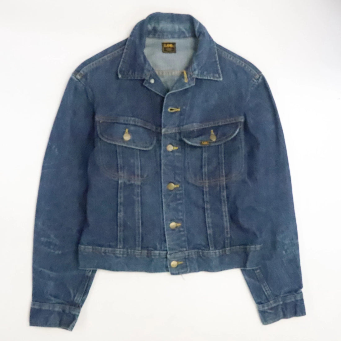 Vintage Lee Denim Trucker Jacket Size Medium