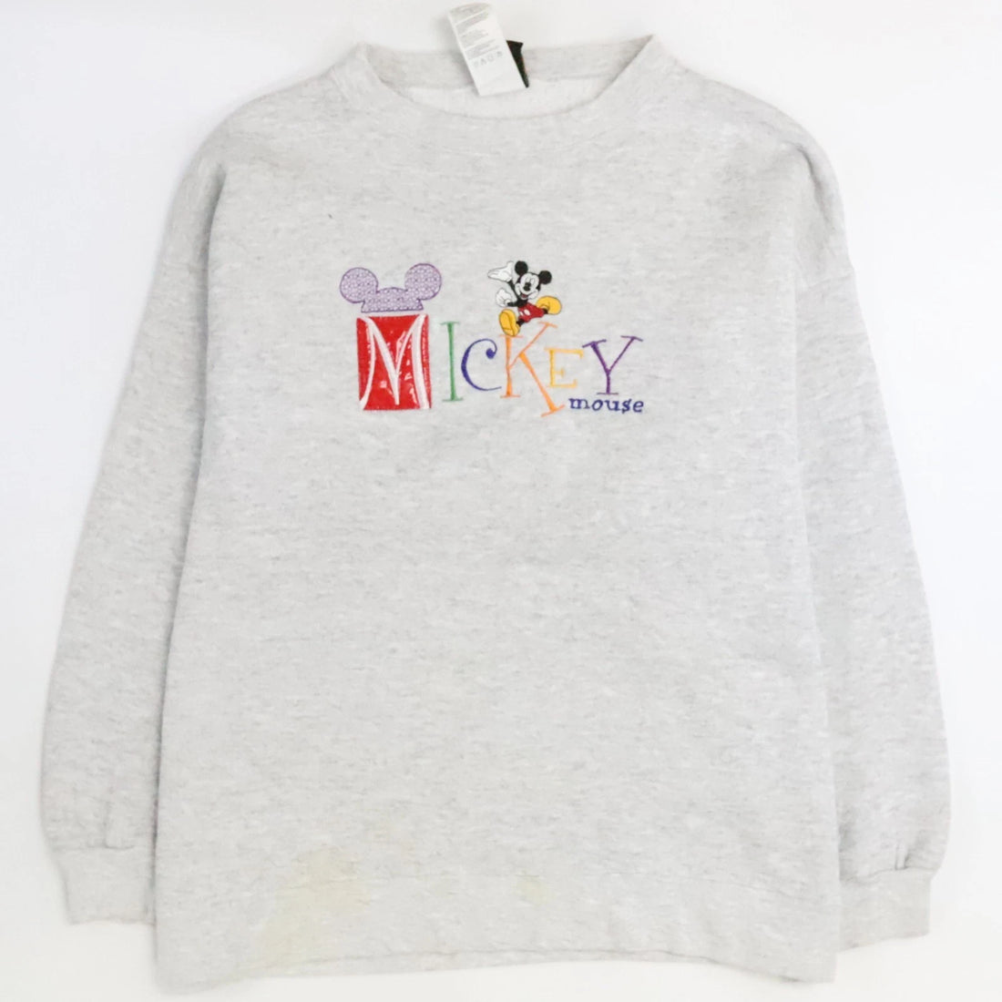 Vintage Mickey Mouse Disney Crewneck Sweatshirt Size Medium/Large
