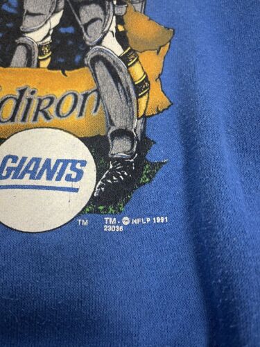 Vintage New York Giants Masters of Gridiron Sweatshirt Medium 1991 90s NFL