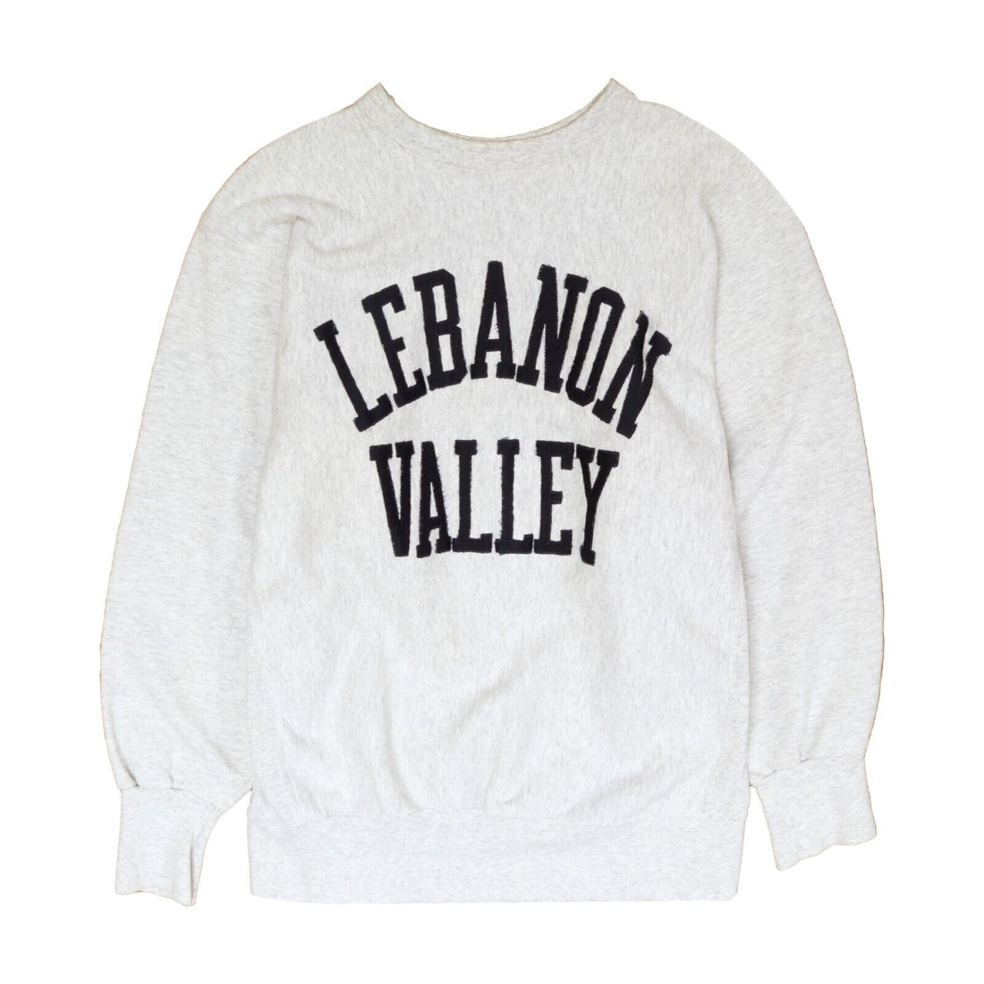 Vintage Lebanon Valley Sweatshirt Crewneck Size XL Gray Pullover LV