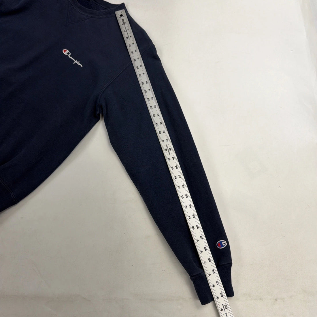 Vintage Champion Crewneck Sweatshirt Size Tall Large Blue 80s
