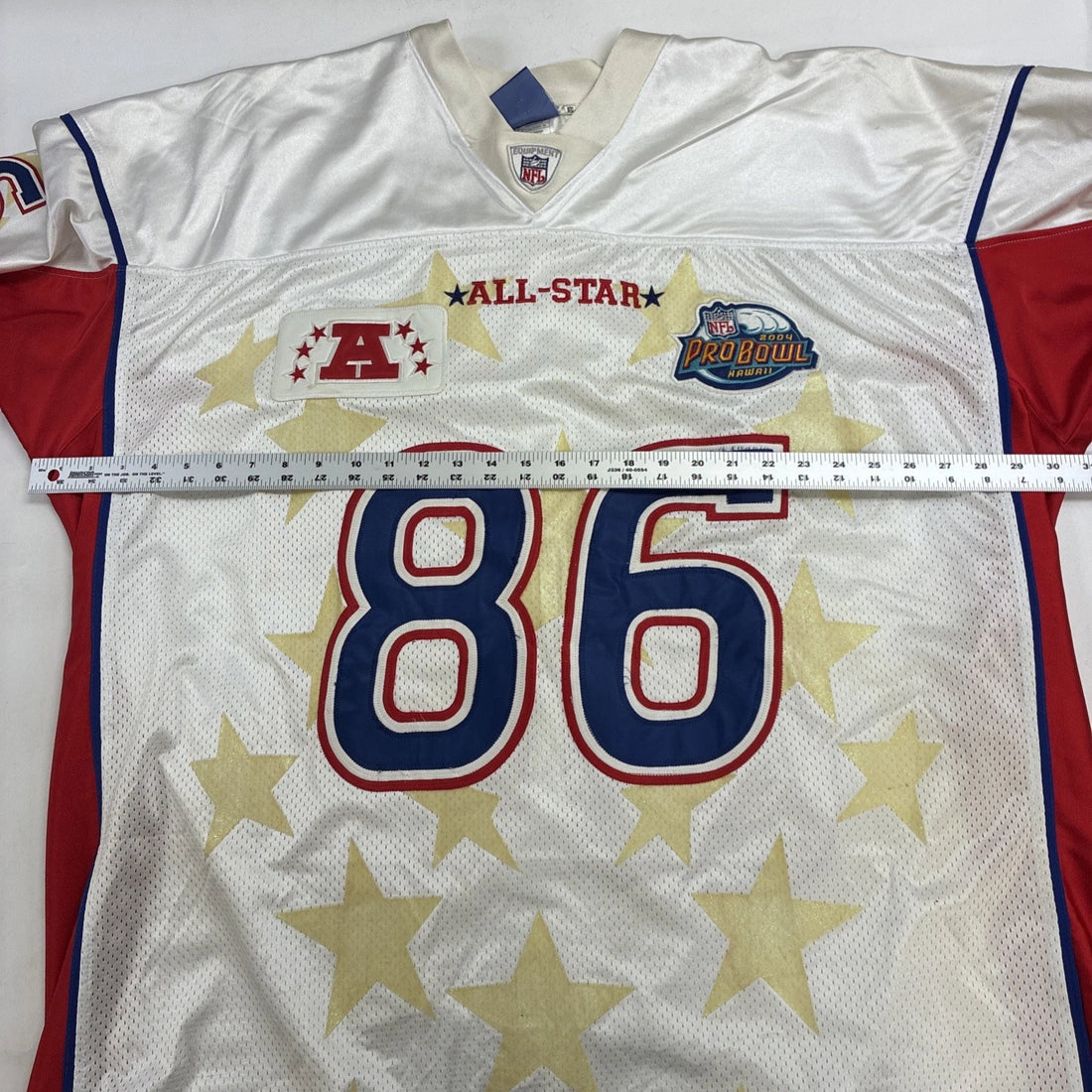Vintage Hines Ward All Star Pro Bowl 2004 Authentic Reebok Jersey Size 60 NFL