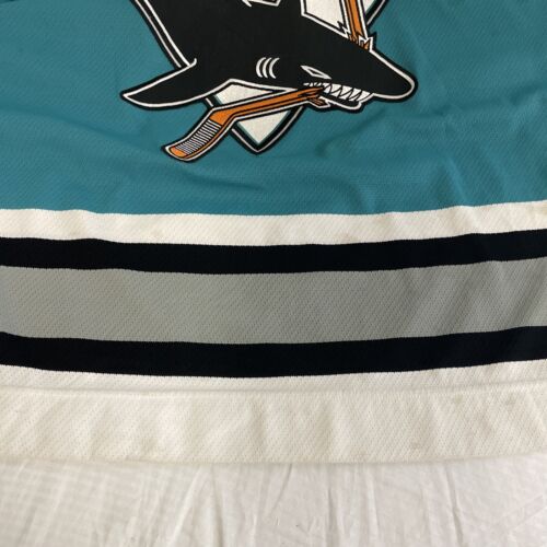 Vintage San Jose Sharks Authentic Jersey Size 50 Center Ice NHL