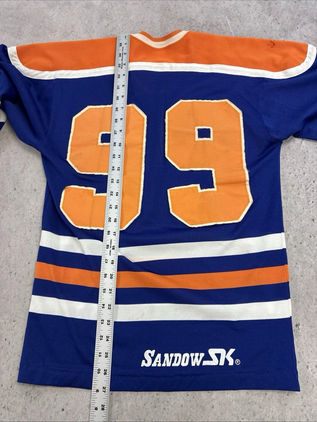 Vintage Edmonton Oilers Wayne Gretzky Sandow Jersey Size Small 80s NHL