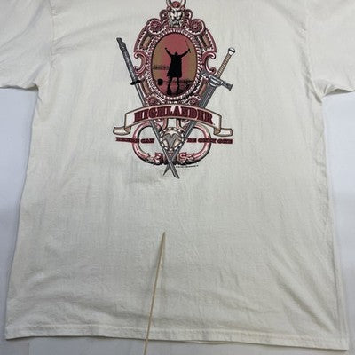 Vintage Highlander There Can Only Be One T-Shirt Size XL 1997 90s