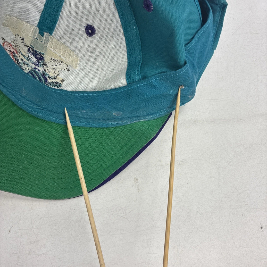 Vintage Charlotte Hornets Snapback Hat OSFA 90s NBA