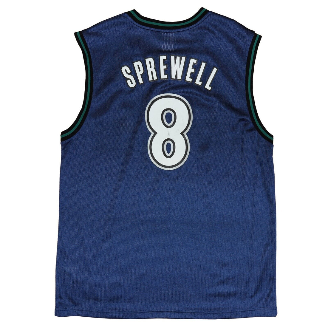 Vintage Minnesota Timberwolves Latrell Sprewell Reebok Jersey Size Large NBA