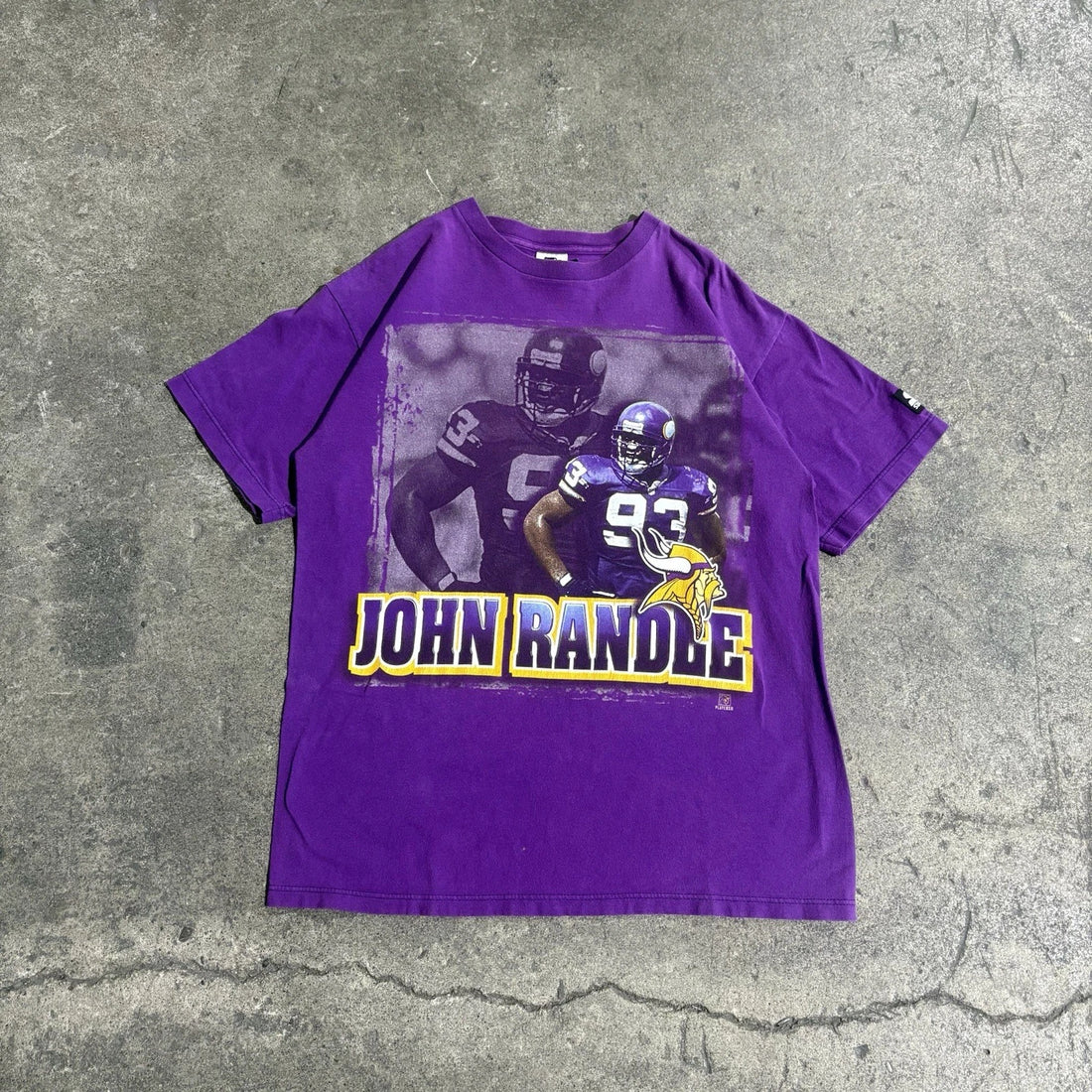 Vintage Minnesota Vikings John Randle Starter T-Shirt Size Medium NFL