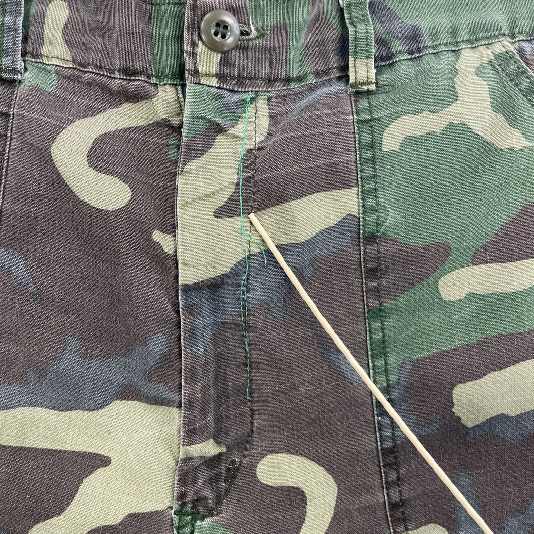 Vintage Bee Gee Woodland Camo Military Cargo Pants Size 36 X 34 70s