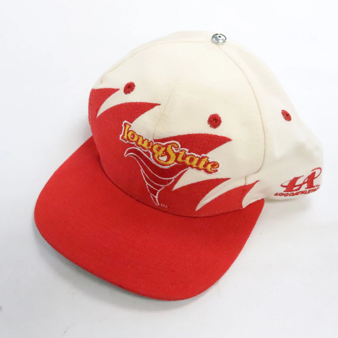 Vintage Iowa State Cyclones Sharktooth Logo Athletic Wool Snapback Hat OSFA NCAA