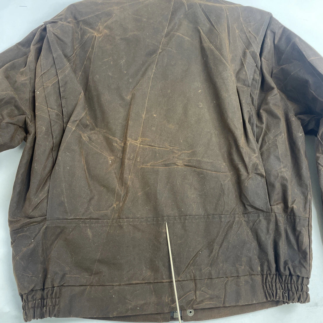 Vintage Koolah Waxed Cotton Jacket Size Large Brown
