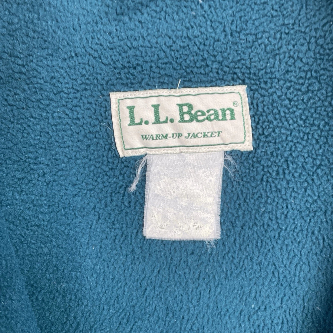 Vintage L.L. Bean Warm Up Bomber Jacket Size Large Fleece Lined