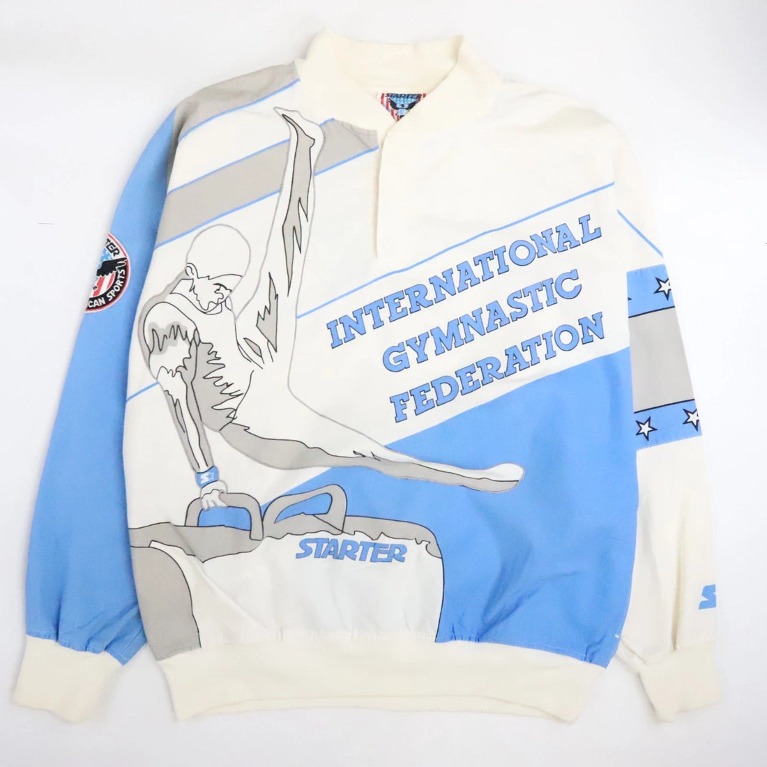 Vintage International Gymnastic Federation Starter Bomber Jacket Size XL 90s
