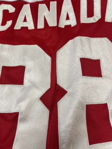 Vintage Team Canada Eric Lindros CCM Maska Hockey Jersey Size Small Red 90s