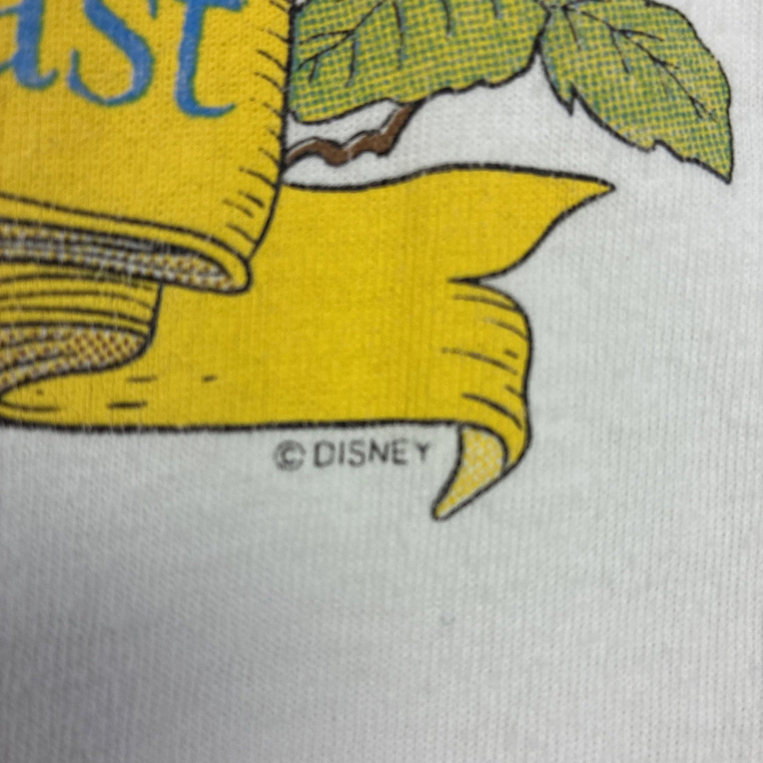 Vintage Beauty And The Beast Disney T-Shirt Size Medium 90s